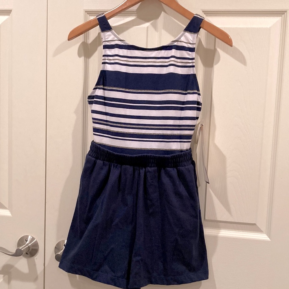 Vtg 80/90s tank romper, Sz 10 (fits like a 2/4)